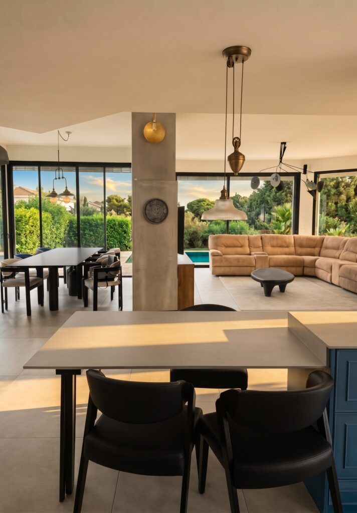 Haeshel 80B Herzliya Pituach — séjour et salle à manger