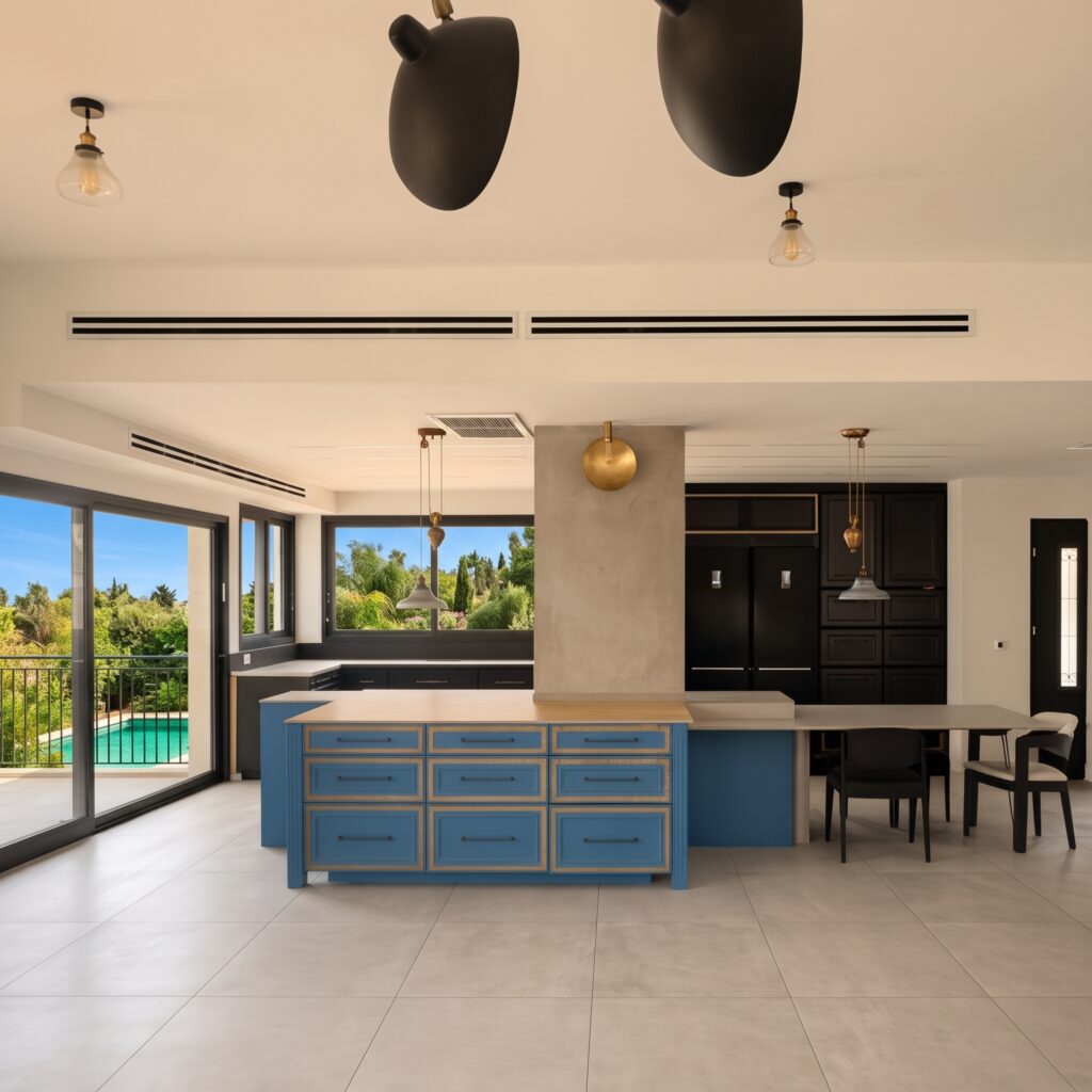 Haeshel 80B Herzliya Pituach — cuisine avec îlot